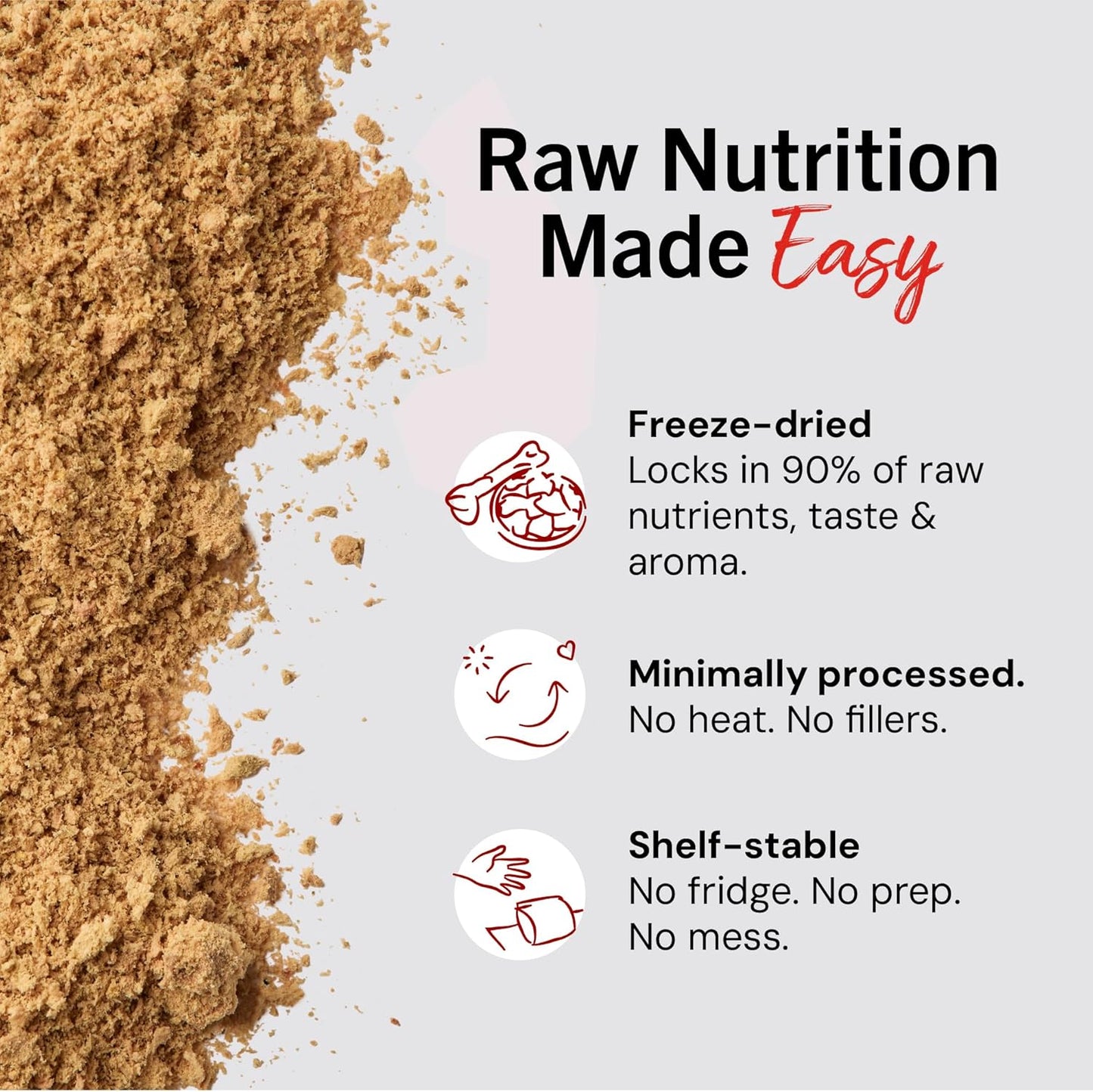 HOTStella & Chewy's Freeze-Dried Raw Marie’s Magical Dinner Dust - - Premium Beef Dog Food Topper with Organic Fruits & Vegetables - Perfect for Picky Eaters - 7oz