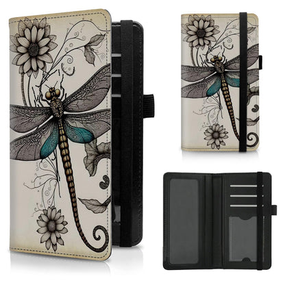 HOTCheck Book Cover for Personal Checkbook American Flag Sunflowers Cow Pattern Design PU Leather Checkbook Cover for Men Women with Card Slot & Pen Holder and Elastic Strap for Duplicate Checks