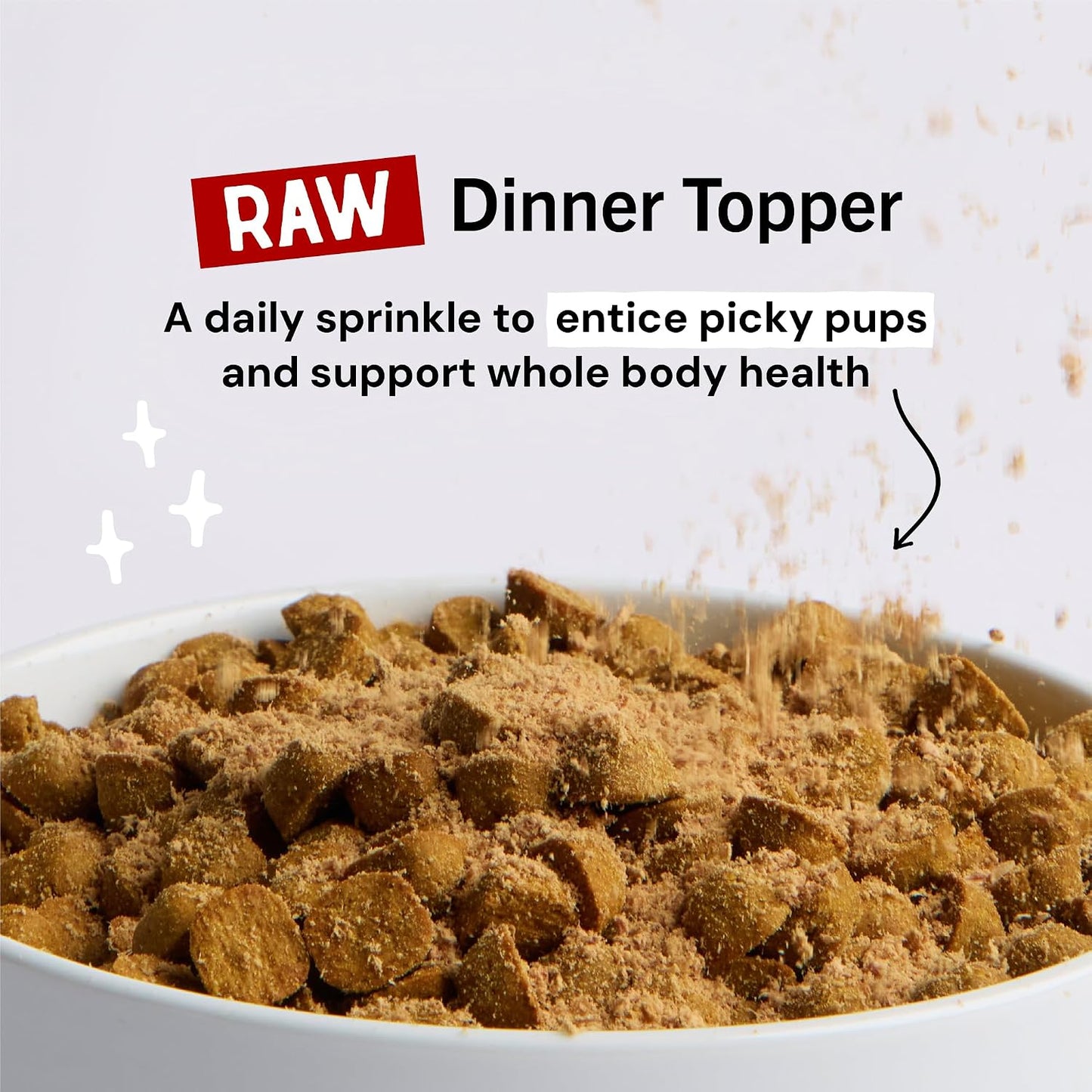 HOTStella & Chewy's Freeze-Dried Raw Marie’s Magical Dinner Dust - - Premium Beef Dog Food Topper with Organic Fruits & Vegetables - Perfect for Picky Eaters - 7oz