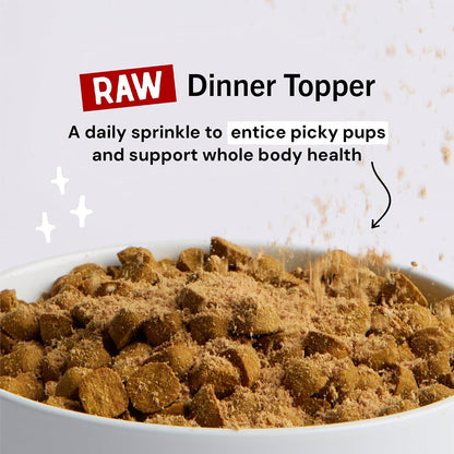 HOTStella & Chewy's Freeze-Dried Raw Marie’s Magical Dinner Dust - - Premium Beef Dog Food Topper with Organic Fruits & Vegetables - Perfect for Picky Eaters - 7oz