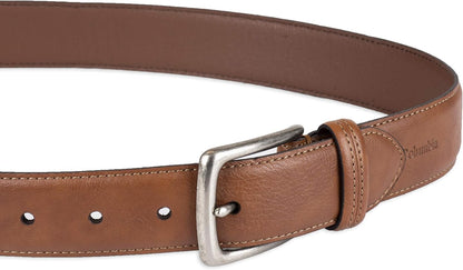 HOTColumbia Men's Casual Everyday Leather Belt – Jeans, Chinos and Daily Wear