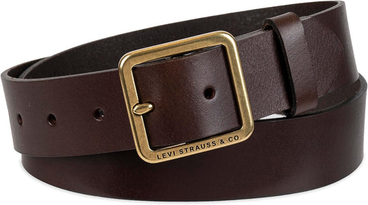 HOTLevi's Women's Casual Leather Belt With Square Buckle – Stylish Jeans & Dress Belt (Regular & Plus Sizes)