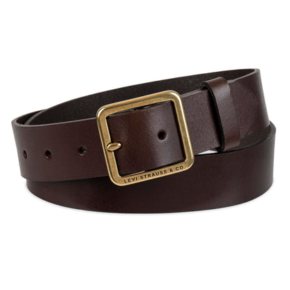 HOTLevi's Women's Casual Leather Belt With Square Buckle – Stylish Jeans & Dress Belt (Regular & Plus Sizes)