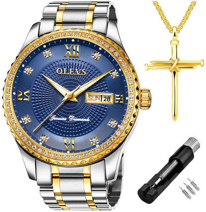 HOTOLEVS Men Leather Watches Black Ultra Thin 6.5mm Minimalist Dress Fashion Simple Casual Waterproof Date Watch for Men