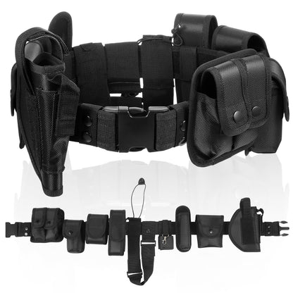 HOTPolice Security Duty Belts Correctional Officers Ultility Cop Costume Belt Law Enforcement for Women Men Hunting