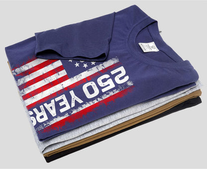 HOTSilver Lake T-shirts 4th of July US 250 Years Birthday T-Shirt Independence Day Flag 1776-2026 Freedom Tee