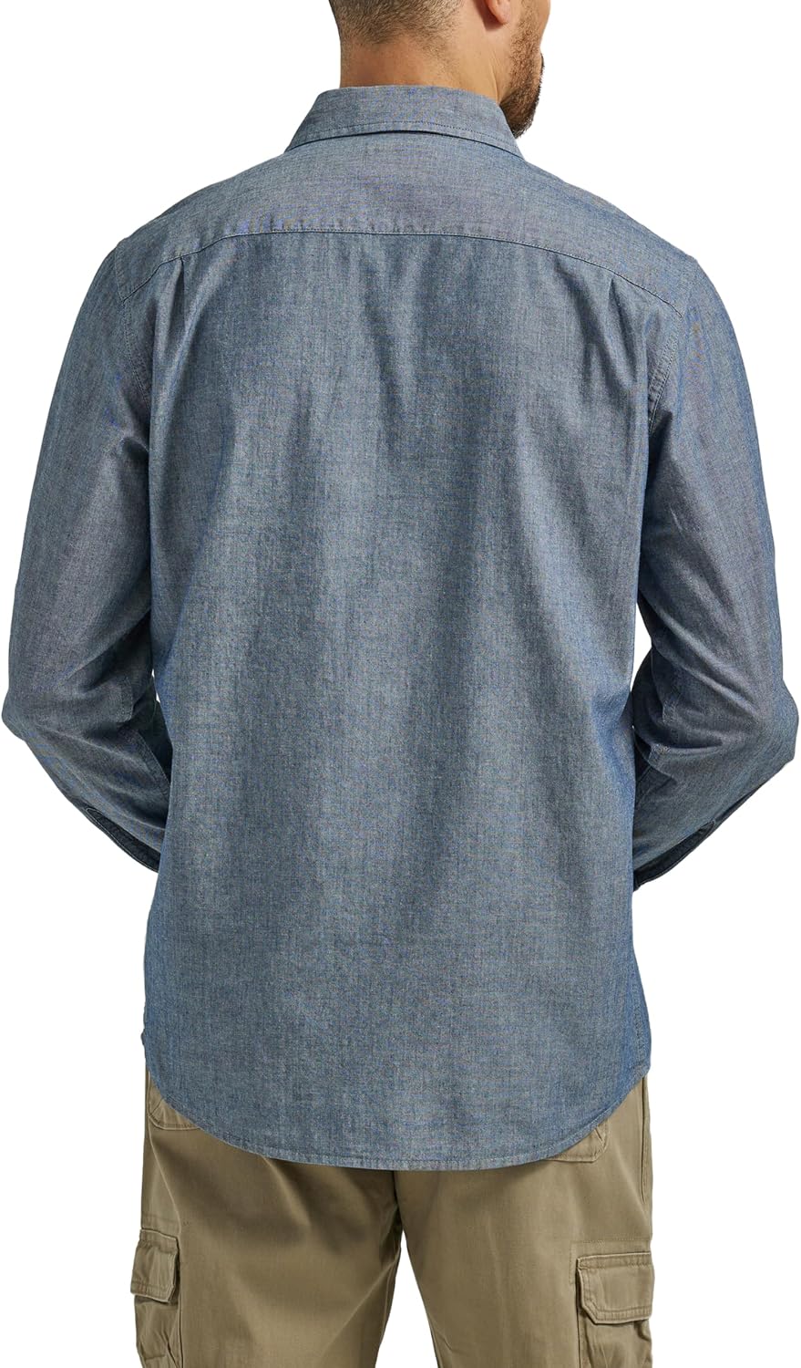HOTWrangler Authentics Men's Long Sleeve Classic Woven Shirt