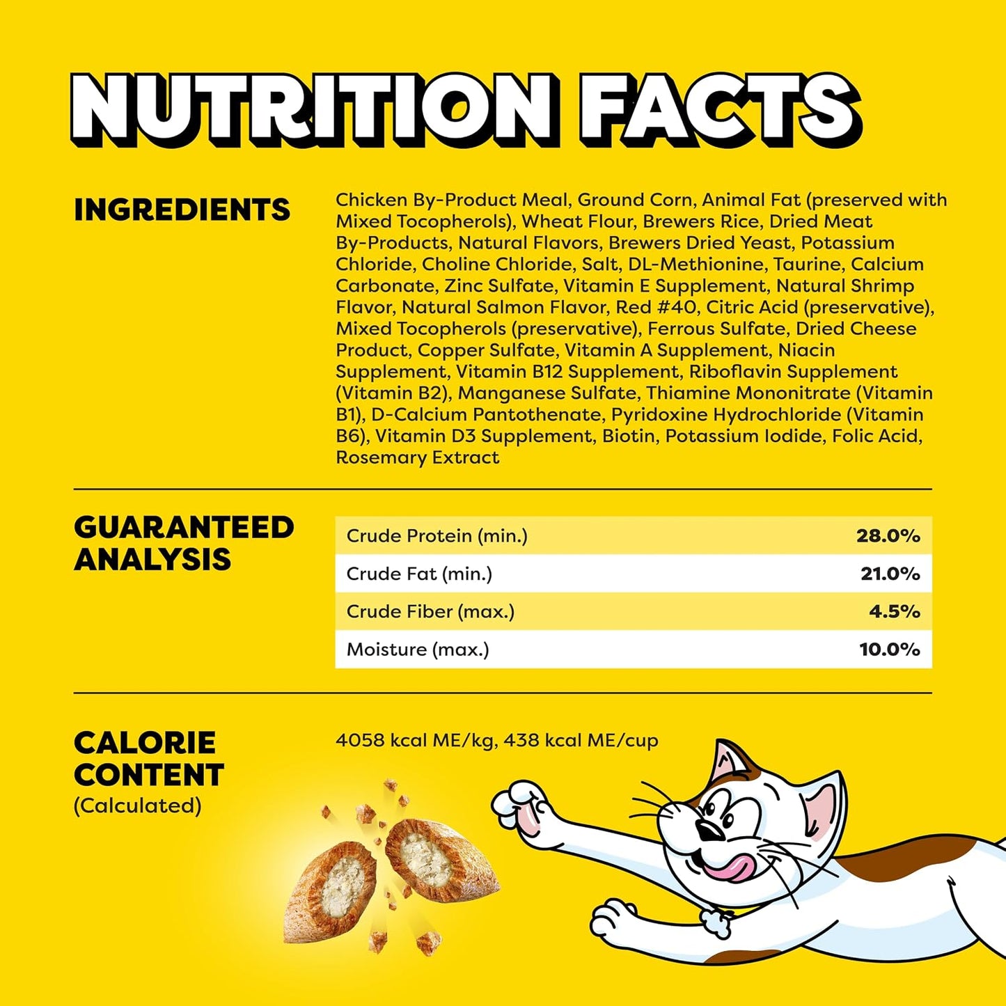 HOTTemptations Classic Crunchy and Soft Cat Treats, Seafood Medley, 30 oz | Under 2 calories per treat, 100% complete & balanced adult cat nutrition, resealable tub, use as snack, meal, or food topper