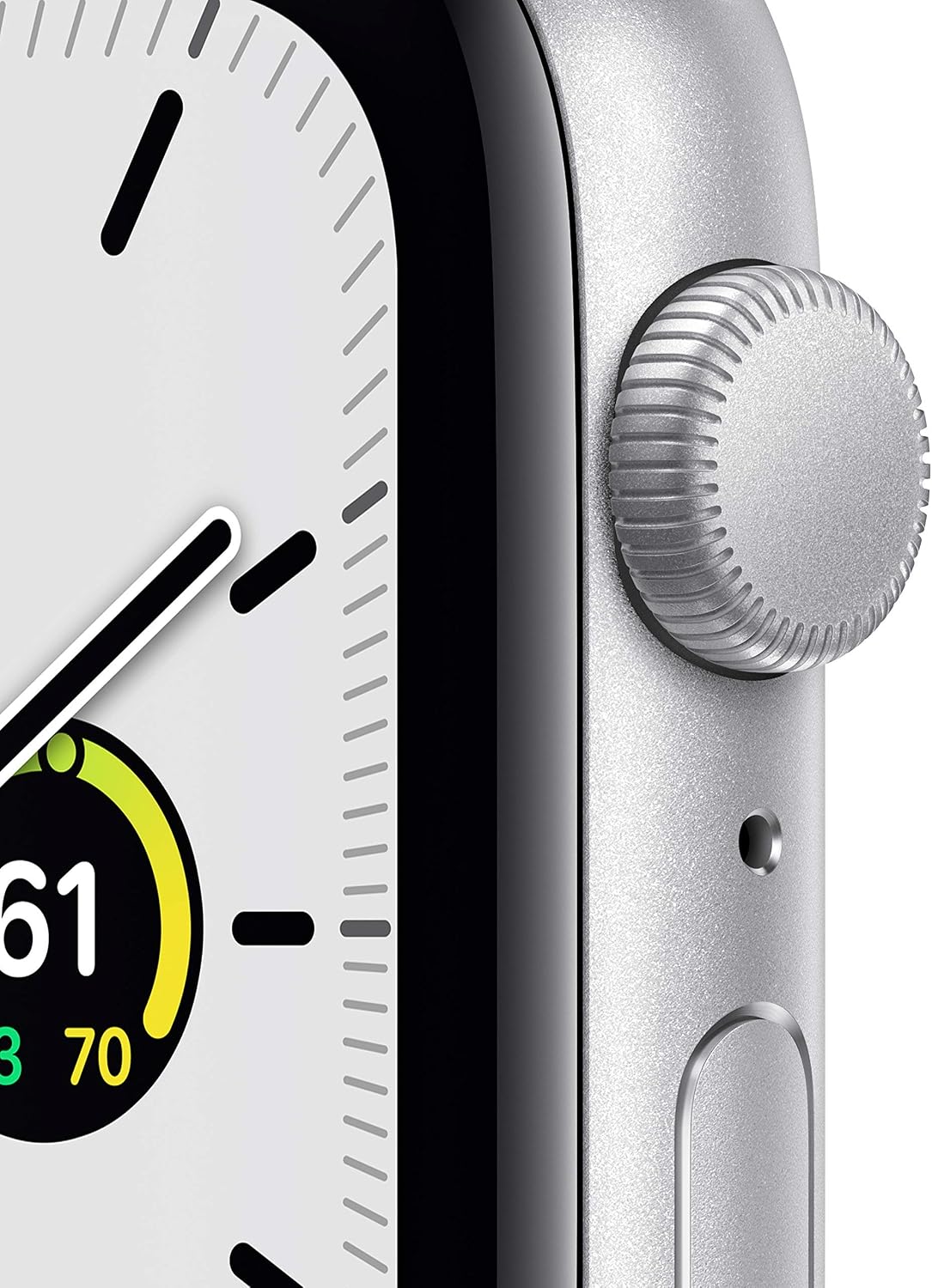 HOTApple Watch SE (GPS, 40mm) - Silver Aluminum Case with White Sport Band (Renewed)