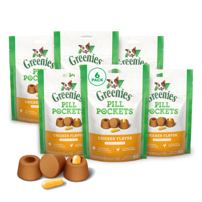 HOTGreenies Pill Pockets Large Size Dog Treats, Cheese Flavor, 15.8 oz | Vet-recommended, capsule size, low calorie, odor masking, stress- and mess-free medication experience