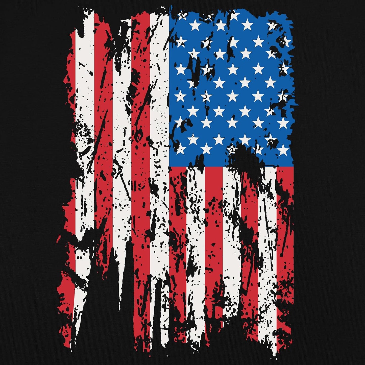 HOTXLIEVO 4th of July Shirts Men:USA American Flag Patriotic Independence Day Higher Quality Short Sleeve T-Shirt
