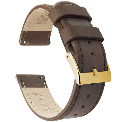 HOTBARTON WATCH BANDS - Top Grain Leather Watch Bands Compatible with Apple Watch Models - 1, 2, 3, 4, 5, 6, 7, 8, 9, 10, SE, Ultra & Ultra 2