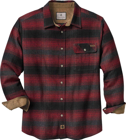 HOTLegendary Whitetails Mens Long Sleeve Button Down 100% Cotton Flannel Shirt