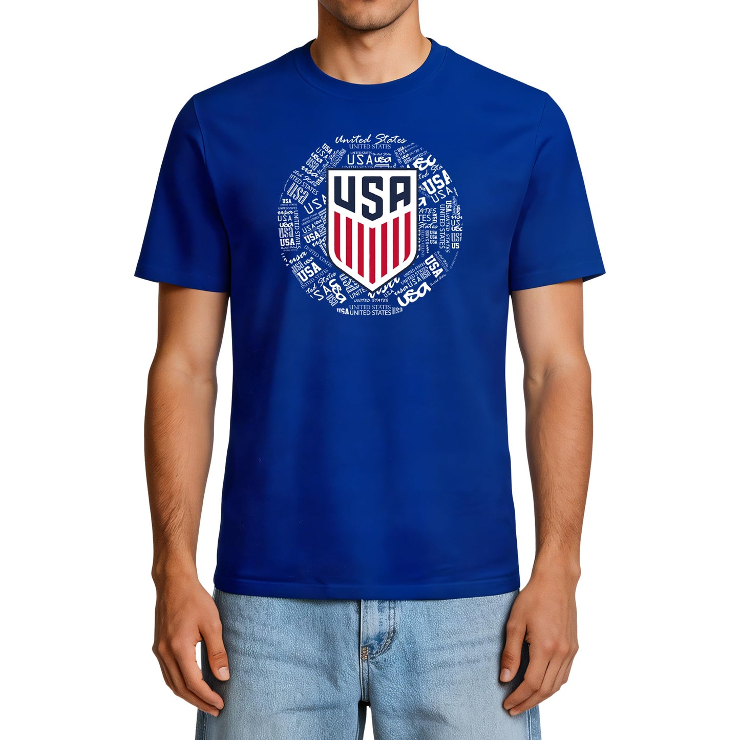 HOTIcon Sports Officially Licensed US Soccer Federation Cotton T-Shirt - Unisex Adult