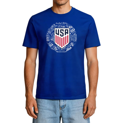 HOTIcon Sports Officially Licensed US Soccer Federation Cotton T-Shirt - Unisex Adult