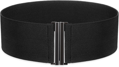 HOTSANSTHS Women Wide Elastic Belts for Dresses Corset Waist Belts Ladies Cinch Belts Thick Stretchy Waistband