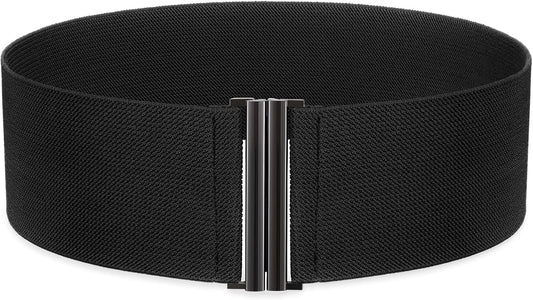 HOTSANSTHS Women Wide Elastic Belts for Dresses Corset Waist Belts Ladies Cinch Belts Thick Stretchy Waistband