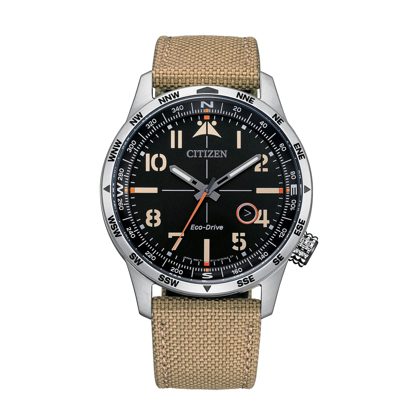 HOTCitizen Men's Eco-Drive Weekender Avion Field Watch