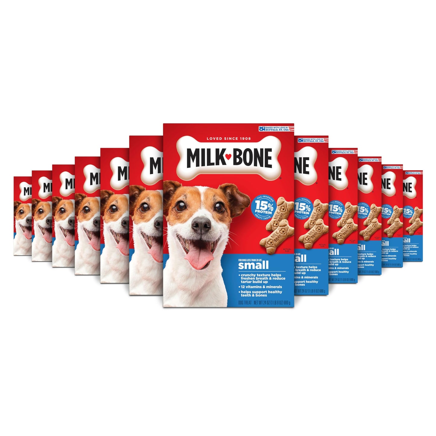 HOTMilk-Bone Crunchy Large Dog Treats, 10 Lb. Box, Original Beef Flavor
