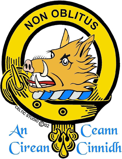 HOTMacTavish Scottish Clan Crest Badge Sporran
