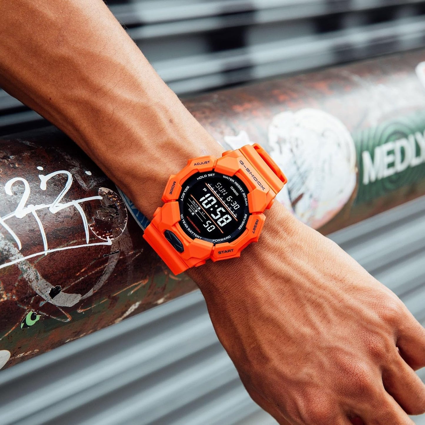 HOTG-Shock Casio Resin Digital Watch GD010