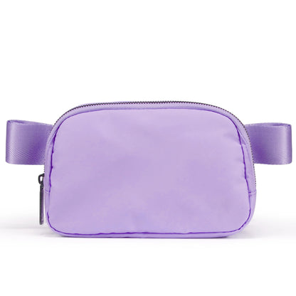 HOTYOSHUYUKI Fanny Pack Crossbody Bag Trendy Waterproof Small Sling Cross Body Purse for Women Men Fashion Waist Packs Mini Belt Pouch Chest Bum Hip Bag Lulu Dupes for Travel Vacation Running Black