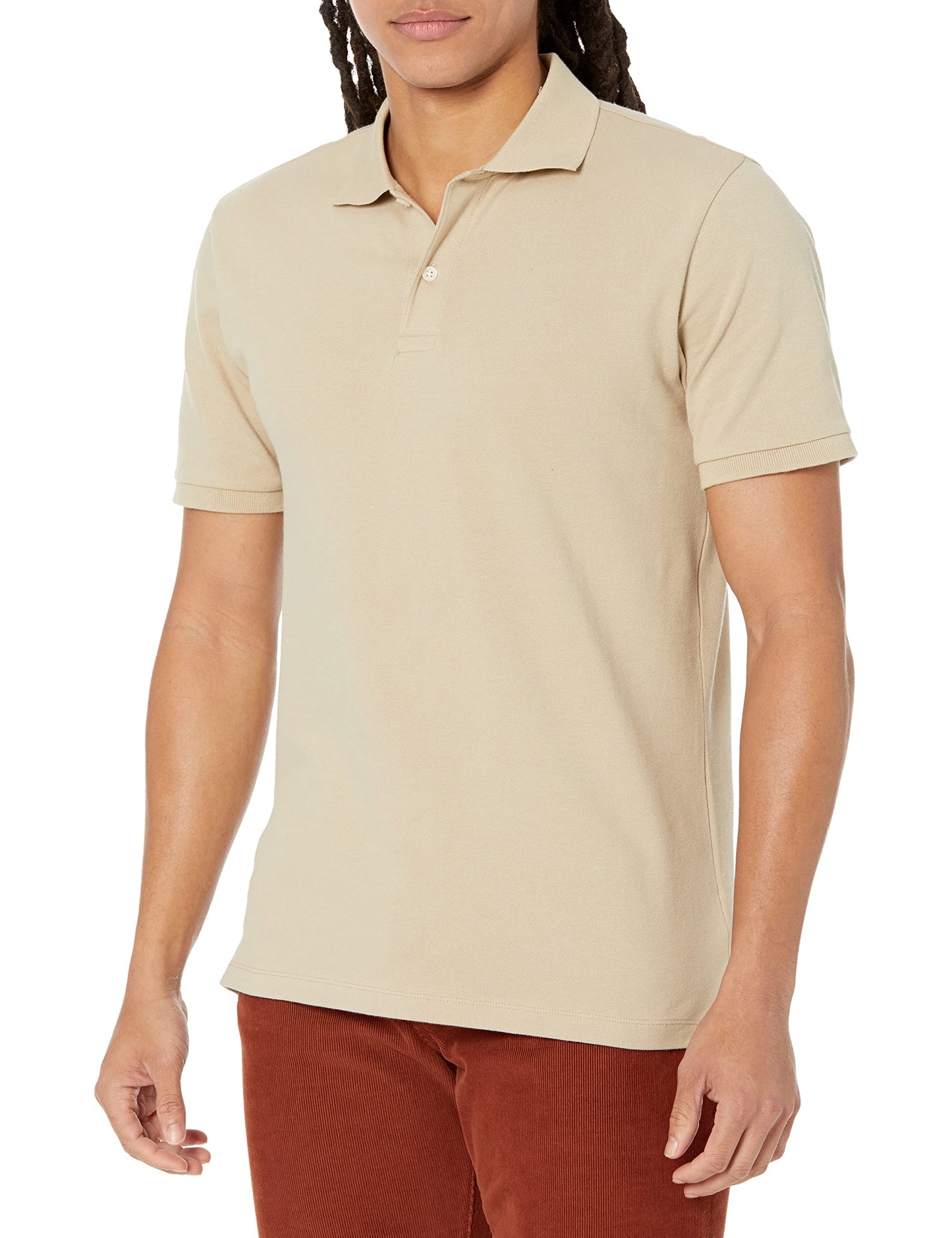 HOTGap Men's Stretch Pique Polo Shirt
