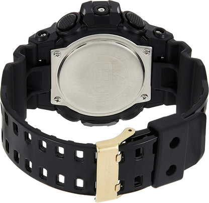 HOTCasio Men's 'G Shock' Quartz Resin Casual Watch, Color:Black (Model: GA-710GB-1ACR)