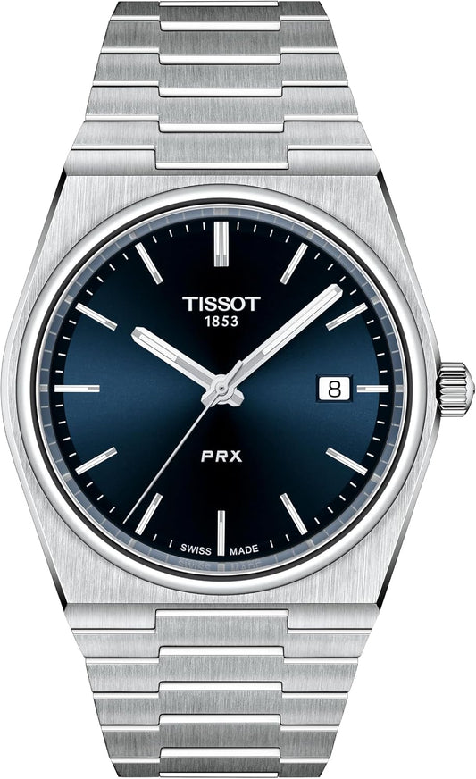 HOTTissot Men's PRX 316L Stainless Steel Case Dress Watch Grey T1374101104100