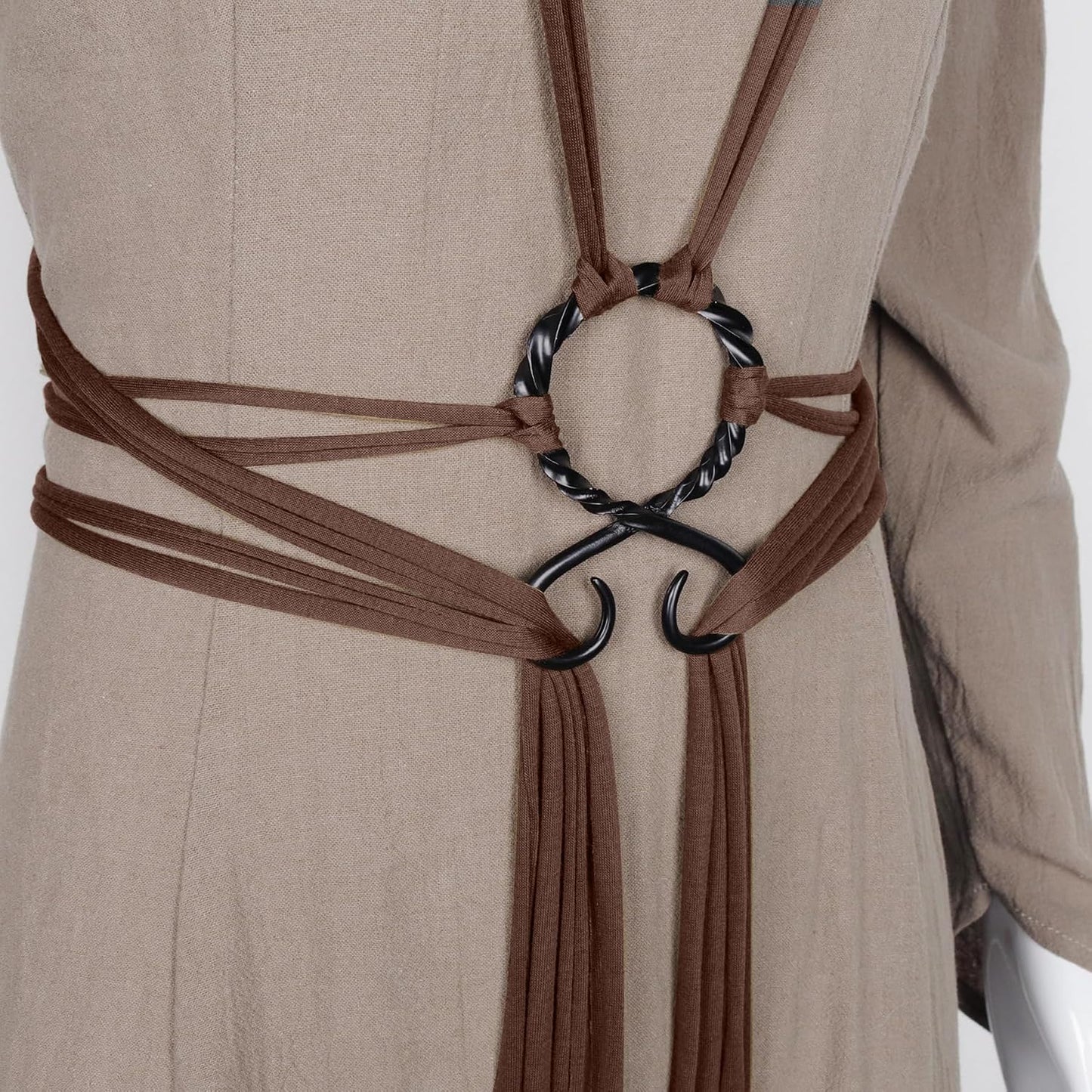 HOTL'VOW Viking Troll Cross Rope Belt Norse Witch Rope Belt Renaissance Pagan Medieval Accessory