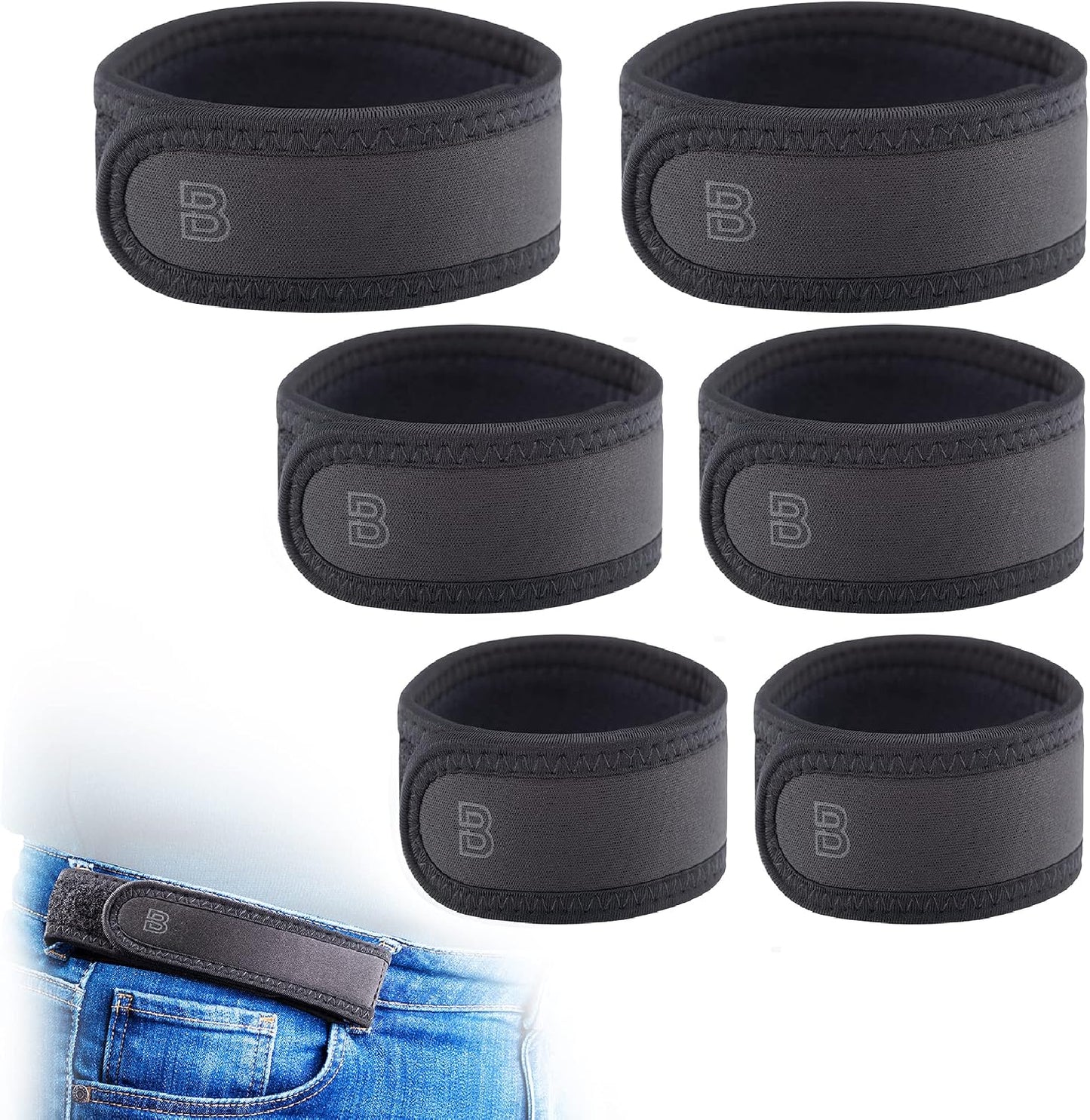 HOTBeltBro Pro For Men – Next Generation BeltPro Buckle-Free Elastic Belt With Ultra-Soft Edge Padding - Fits 1.5 IN Belt Loops