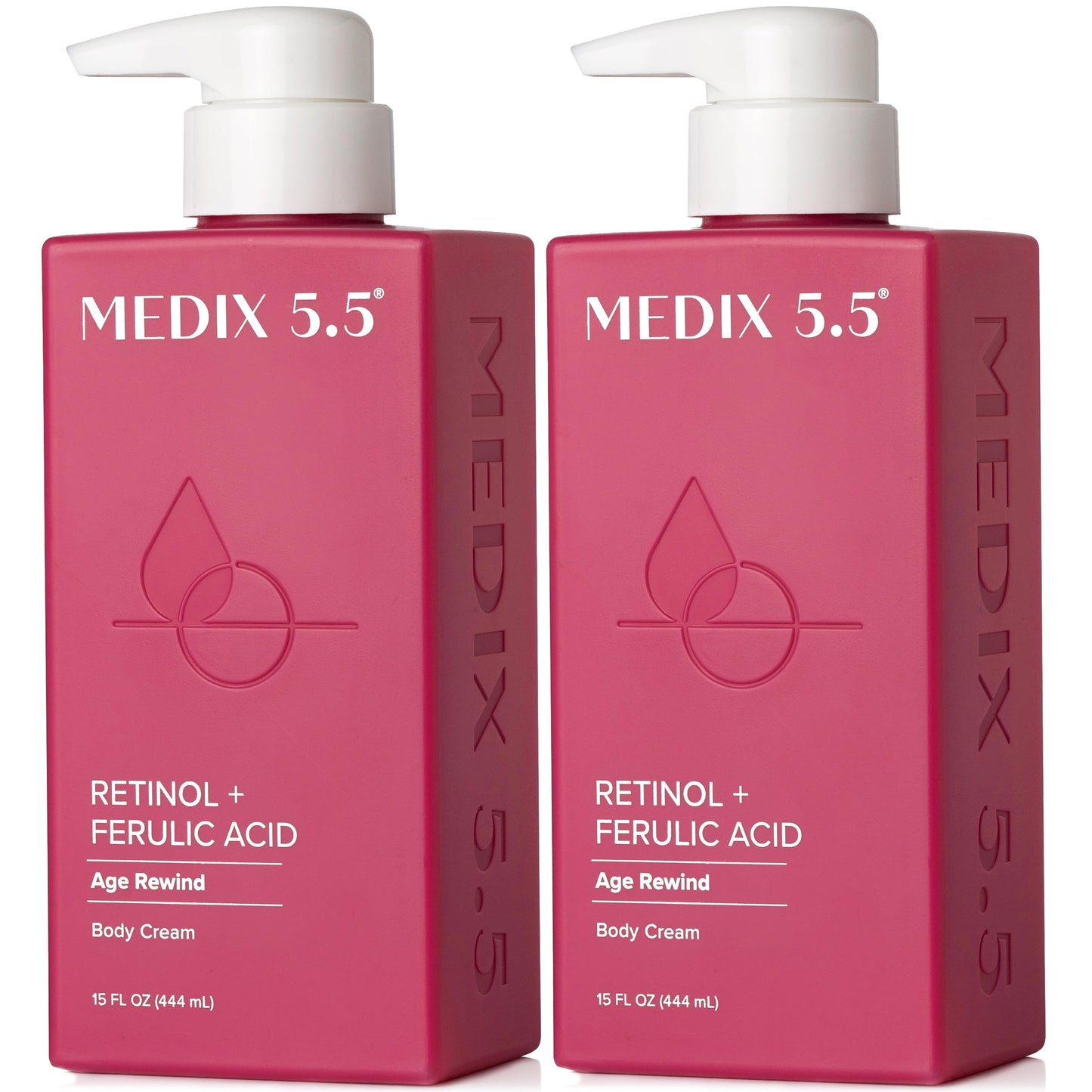 HOTMedix 5.5 Retinol Body Lotion Firming Moisturizer | Crepey Skincare Treatment | Retinol Body Cream | Anti Aging Firming Cream For Women Targets Look Of Crepe Skin, Wrinkles, & Sagging Skin, 15 Fl Oz