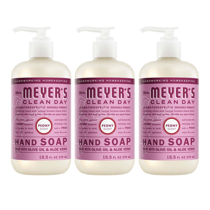HOTMRS. MEYER'S CLEAN DAY Hand Soap, Lemon Verbena Scent, 12.5 Fl Oz Bottle - 3 Pack