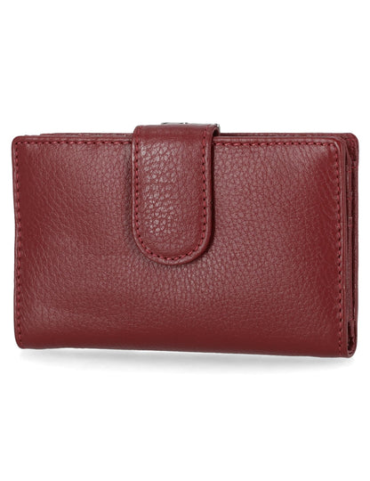HOTMundi Rio Womens Leather Wallet Small Framed Index Clutch Purse