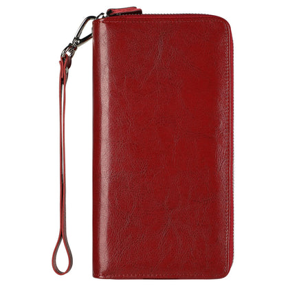HOTLavemi Small Compact Women Wallet RFID Blocking Genuine Leather Bifold Purse with ID Windows