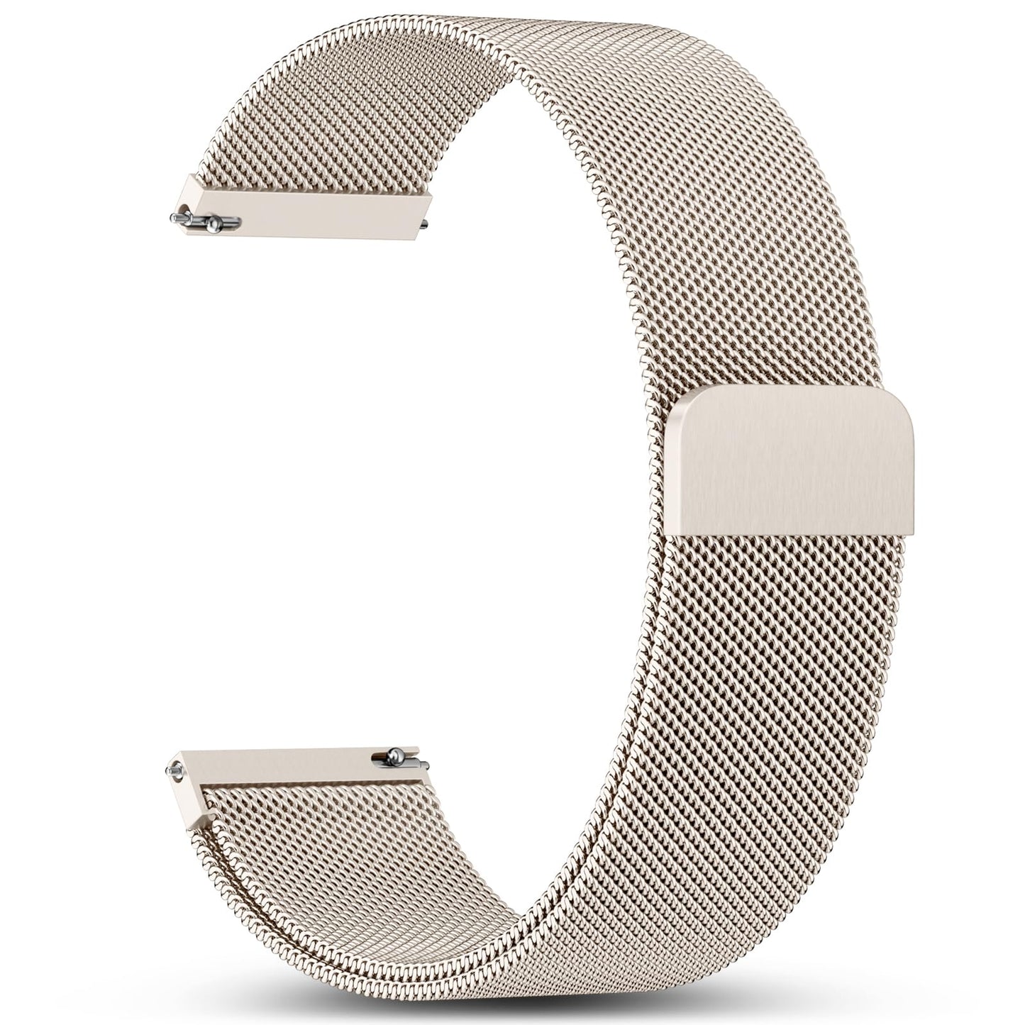 HOTGEAK 18mm 20mm 22mm Metal Watch Band Compatible with Garmin Vivoactive 5 Watch Bands, Vivoactive 6/3/Venu 3S/2S, Quick Release Stainless Steel Milanese Loop Mesh Strap for Venu 3/Venu 2 Men Women