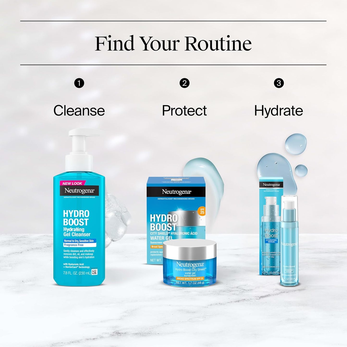 HOTNeutrogena Hydro Boost City Shield Water Gel Face Moisturizer with Broad Spectrum SPF 25 Hydrating Facial Sunscreen with Hyaluronic Acid Oil Free and Noncomedogenic Face Lotion, 1.7 oz