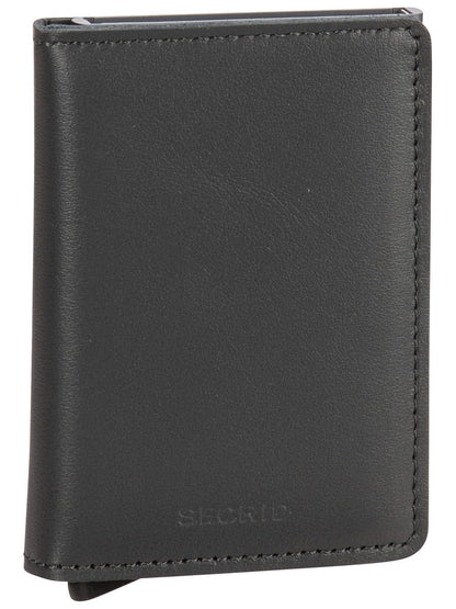 HOTSecrid Slim Wallet Original Leather With Rfid Safe Card Case