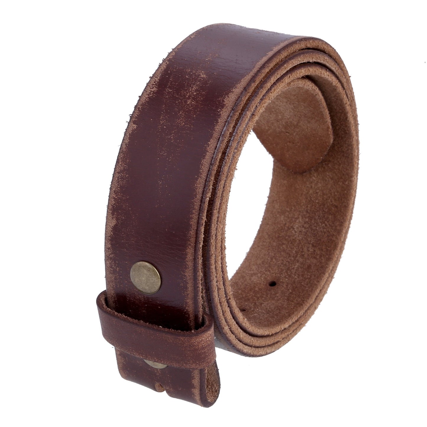 HOTGelante Genuine Full Grain Leather Belt Strap without Belt Buckle