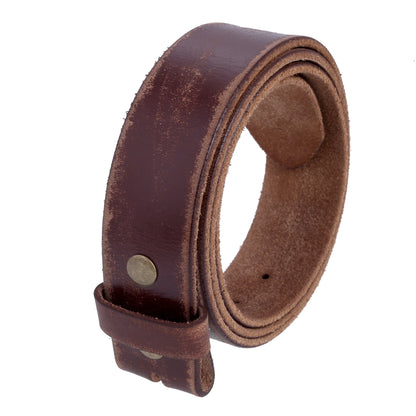 HOTGelante Genuine Full Grain Leather Belt Strap without Belt Buckle