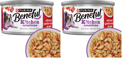 HOTPurina Beneful Kitchen Creations With Beef, Chicken, or Lamb Wet Dog Food Variety Pack - (Pack of 30) 3 oz. Cans