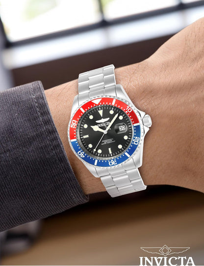 HOTInvicta Men's 22019 Pro Diver Analog Display Quartz Silver Watch