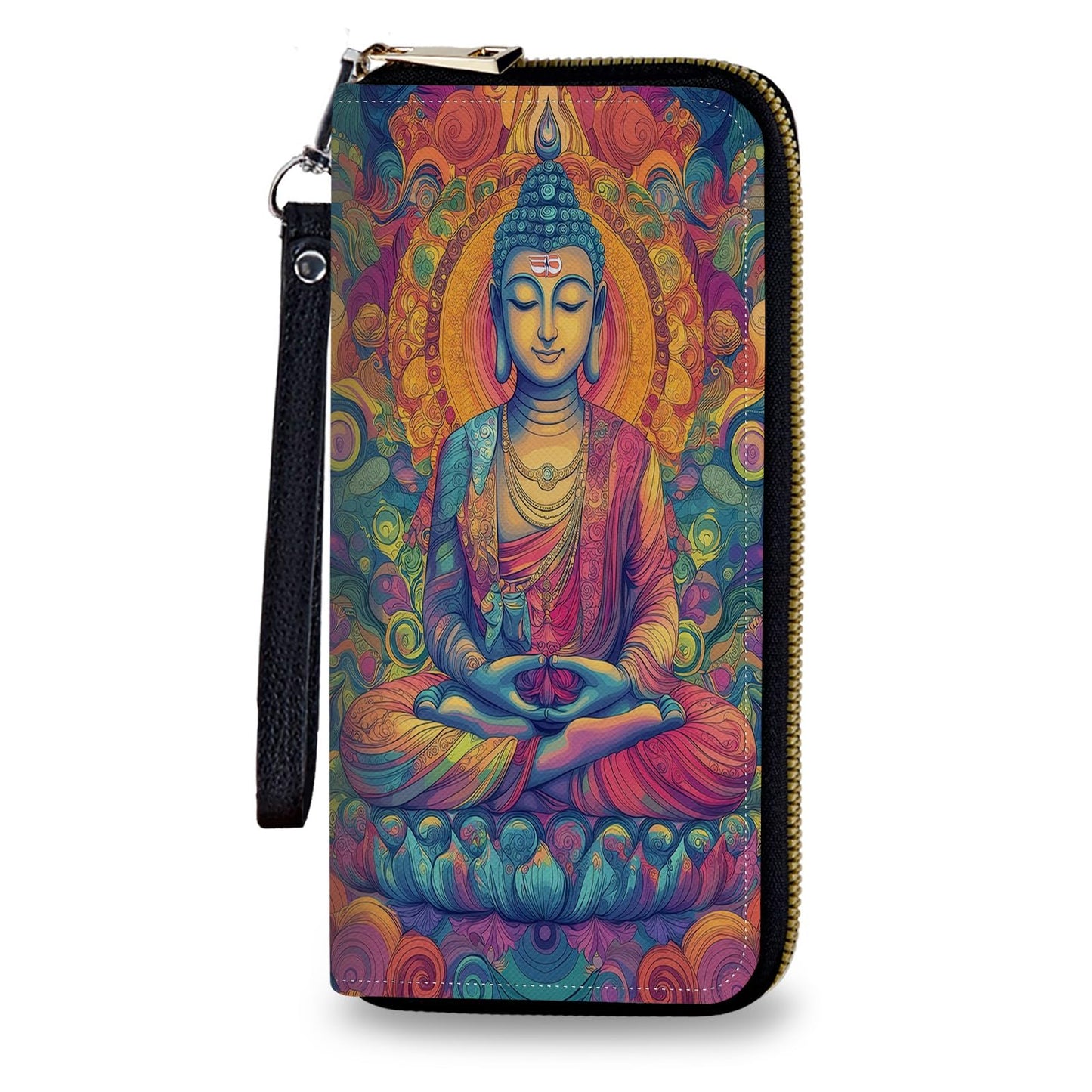 HOTWomen's Wallet Leather Credit Card Holder with RFID Blocking Cool Rooster Clutch Travel Purse Large Capacity with Zip and Wristlet
