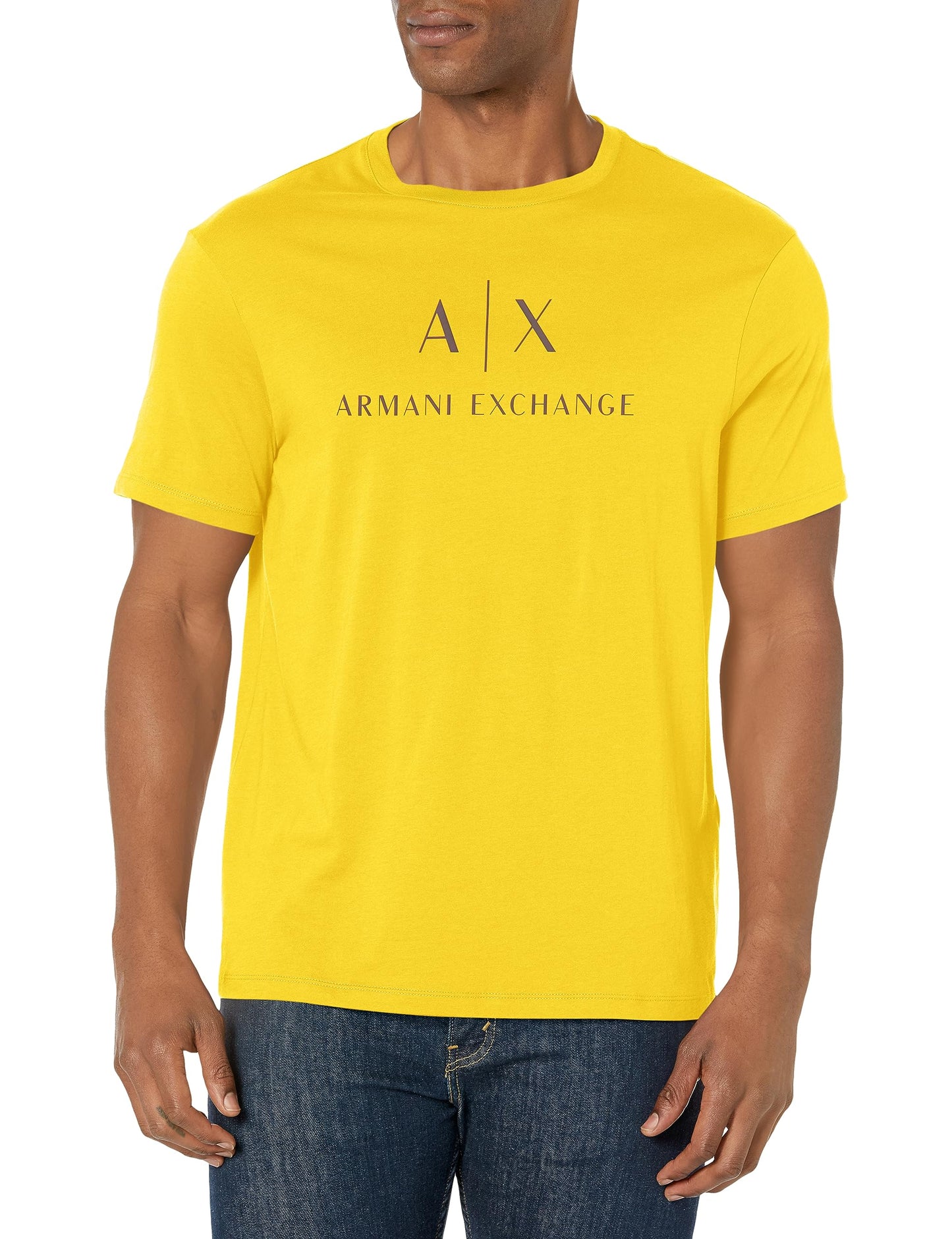 HOTAX Armani Exchange Men's Crew Neck Logo Tee