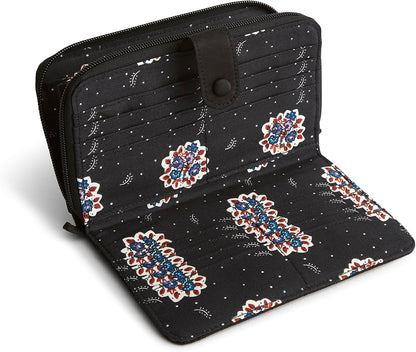 HOTVera Bradley womens Premium Cotton Large Tab Wallet