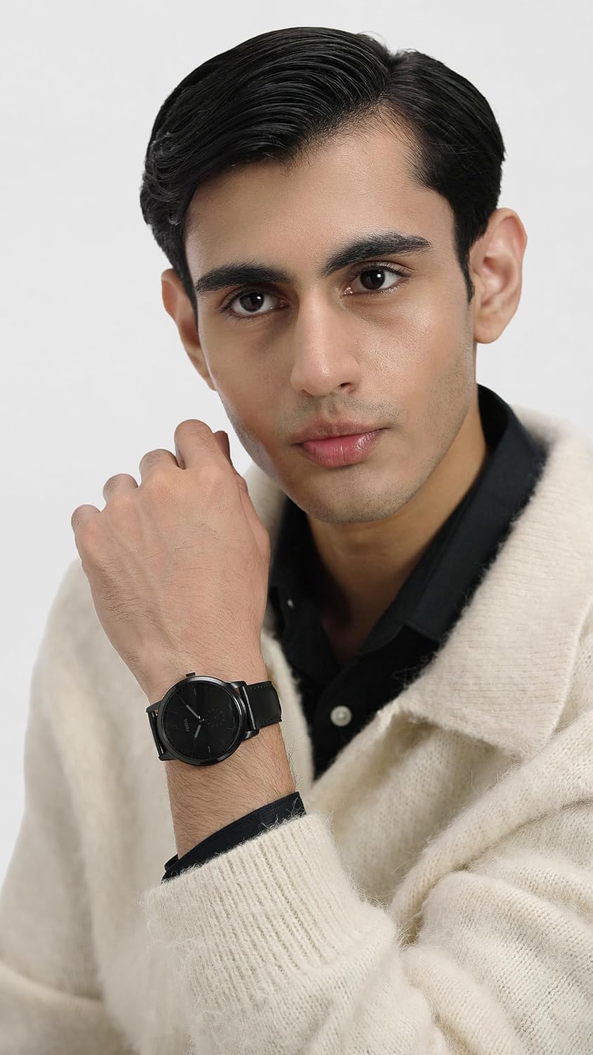 HOTFossil Men's Minimalist Quartz Stainless Steel Three-Hand Watch for Men