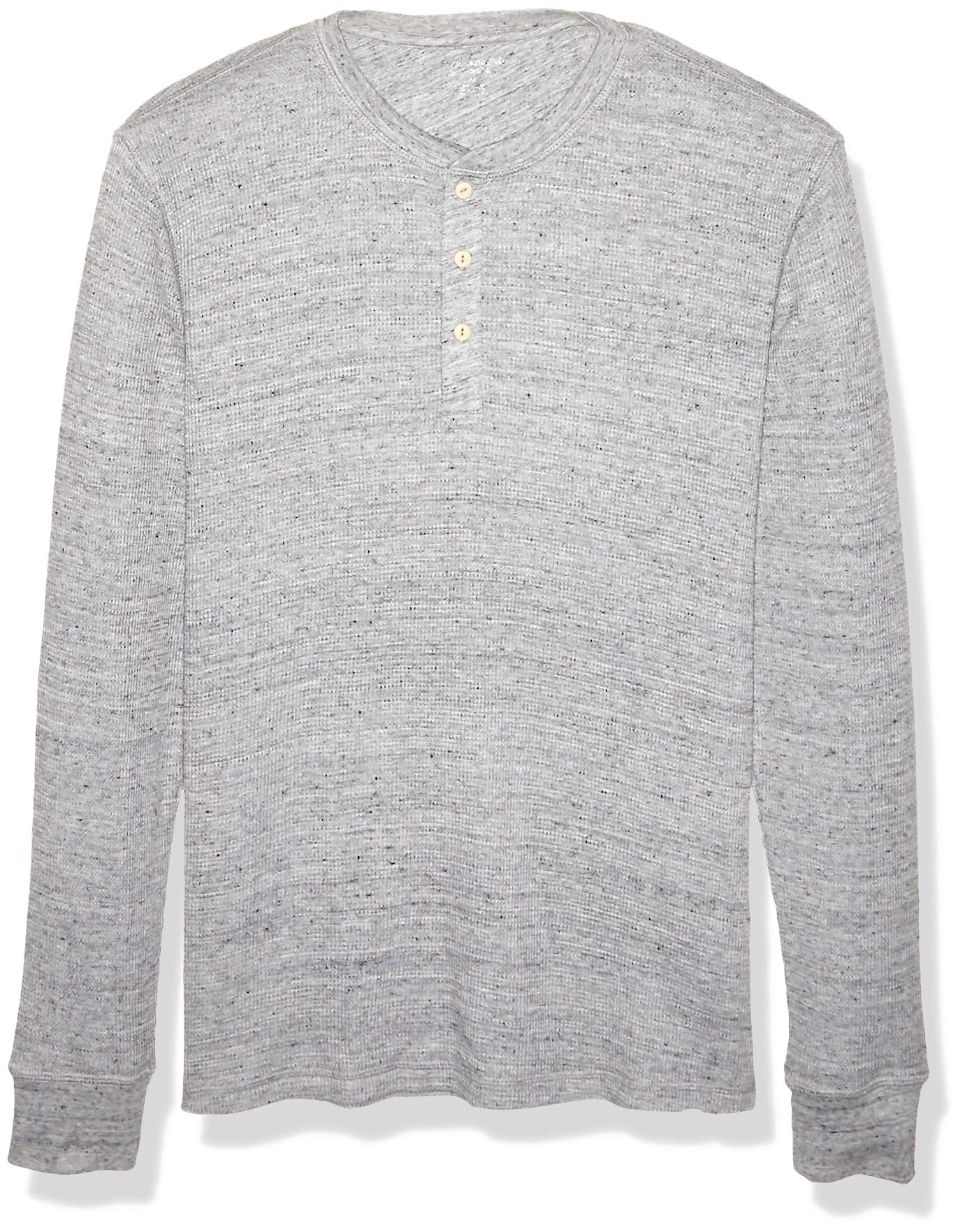 HOTAmazon Essentials Men's Long Sleeve Waffle Henley Shirt