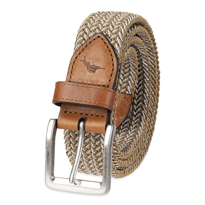HOTTommy Bahama Men's Two Tone Stretch Web Belt