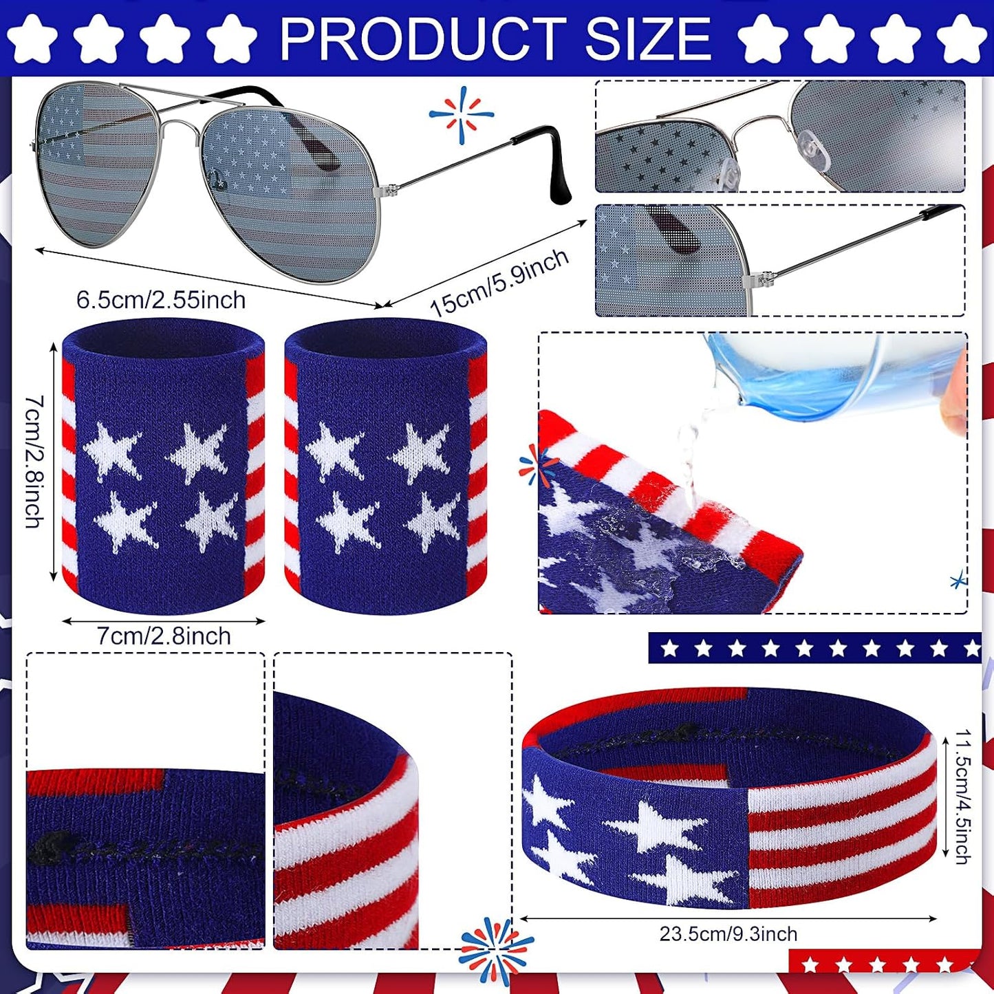 HOTMepase 4th of July Fanny Pack for Men America Flag Patriotic Beverage Beer Belt Suspenders 250th Anniversary Dress