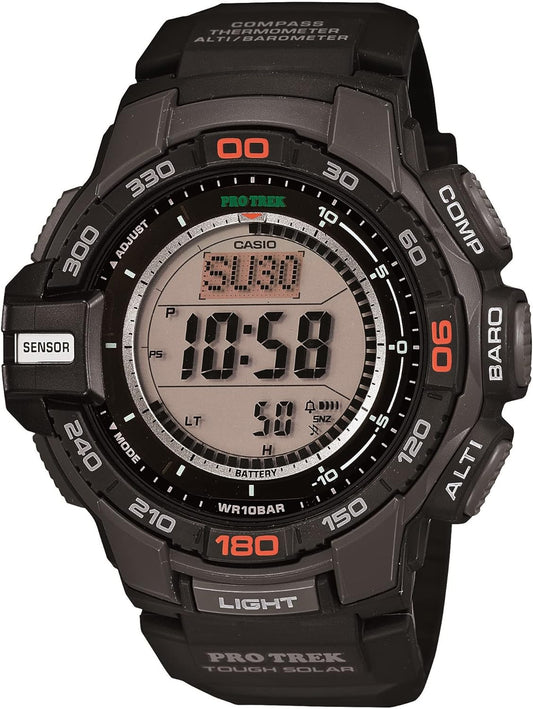 HOTCasio Men's Pro Trek PRG-270-1 Tough Solar Triple Sensor Multifunction Digital Sport Watch